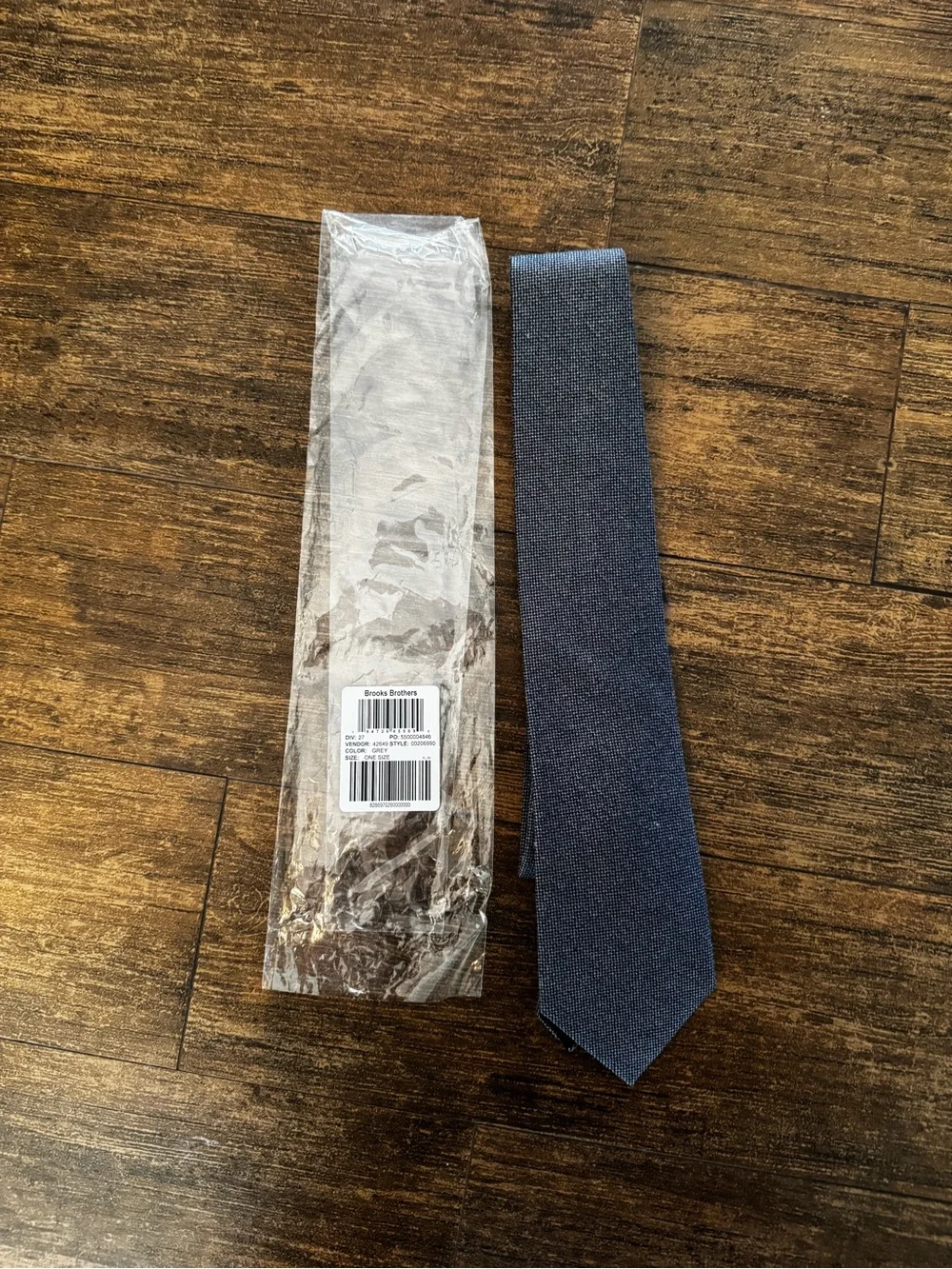 Brooks Brothers Classic Men's Knit Tie in Blue